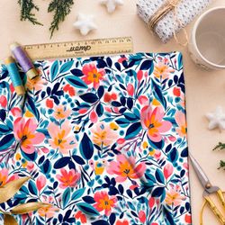 Ткань Барби эффектная луговая фантазия