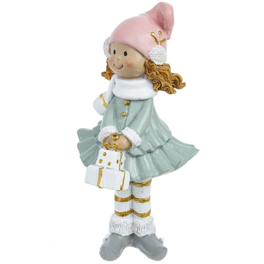 GAEM Фигурка декоративная "Мальчик/Девочка", L8 W8 H16 см, 2в.