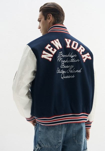 Куртка утепленная мужская TOMMY JEANS VARSITY BADGE JACKET
