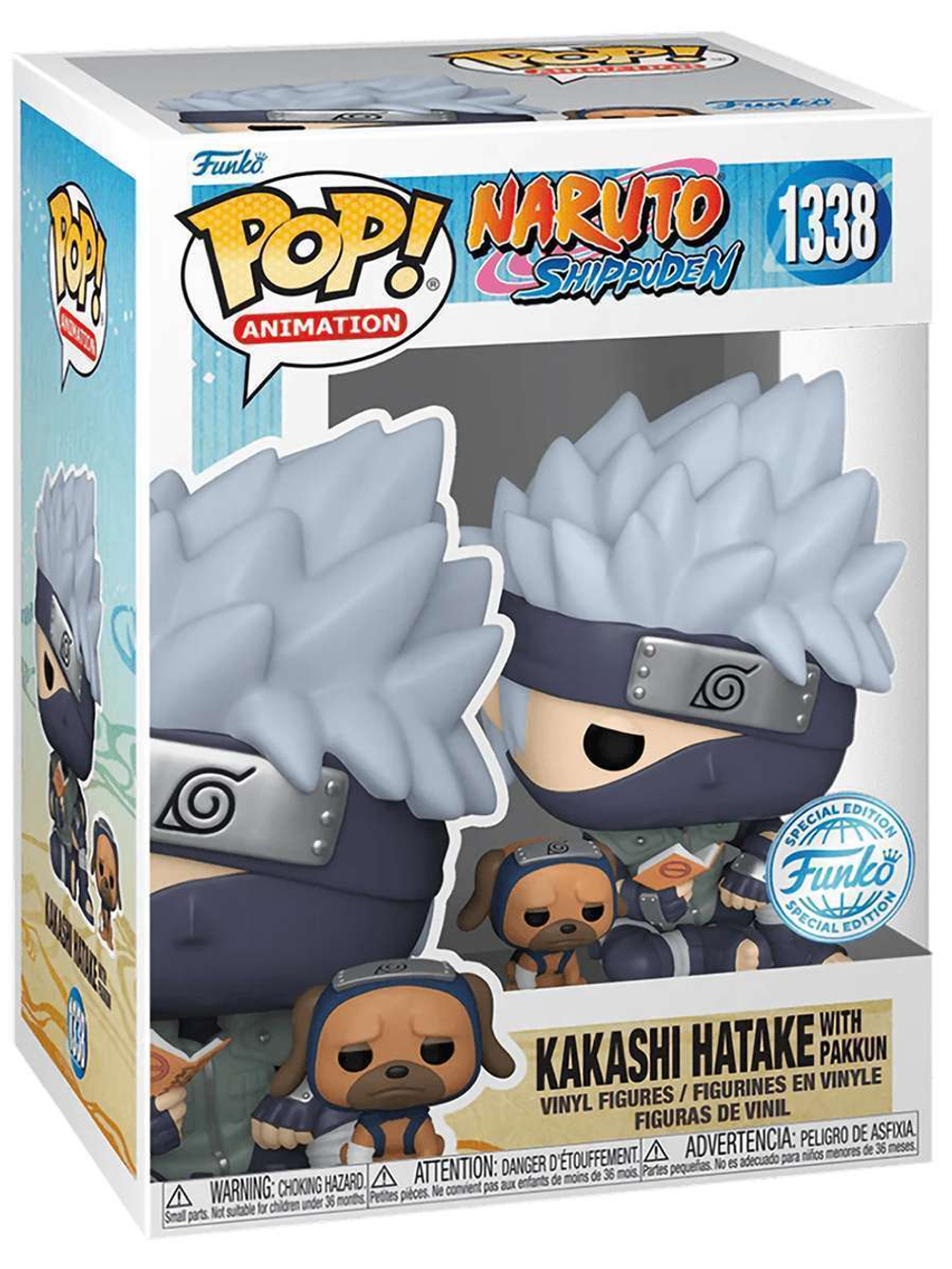 Фигурка Funko POP! Animation Naruto Shippuden Kakashi Hatake with Pakkun (Exc) (1338) 60401