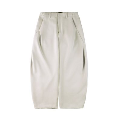 Брюки Nothomme Blue Cotton Pleated Structure Far-Infrared Heating Warm Oversized Curved Trousers 2026 Spring 5A Antibacterial Sweatpants Men