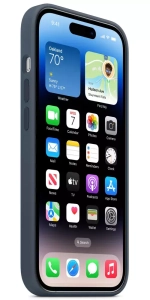 Чехол силиконовый для IPhone 14 Pro Strom Blue (MM2K3FE/A)