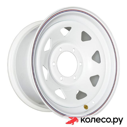 Диск усиленный Тойота Ниссан стальной белый (треуг.) 8x16/6*139.7 D110 ET10 Белый