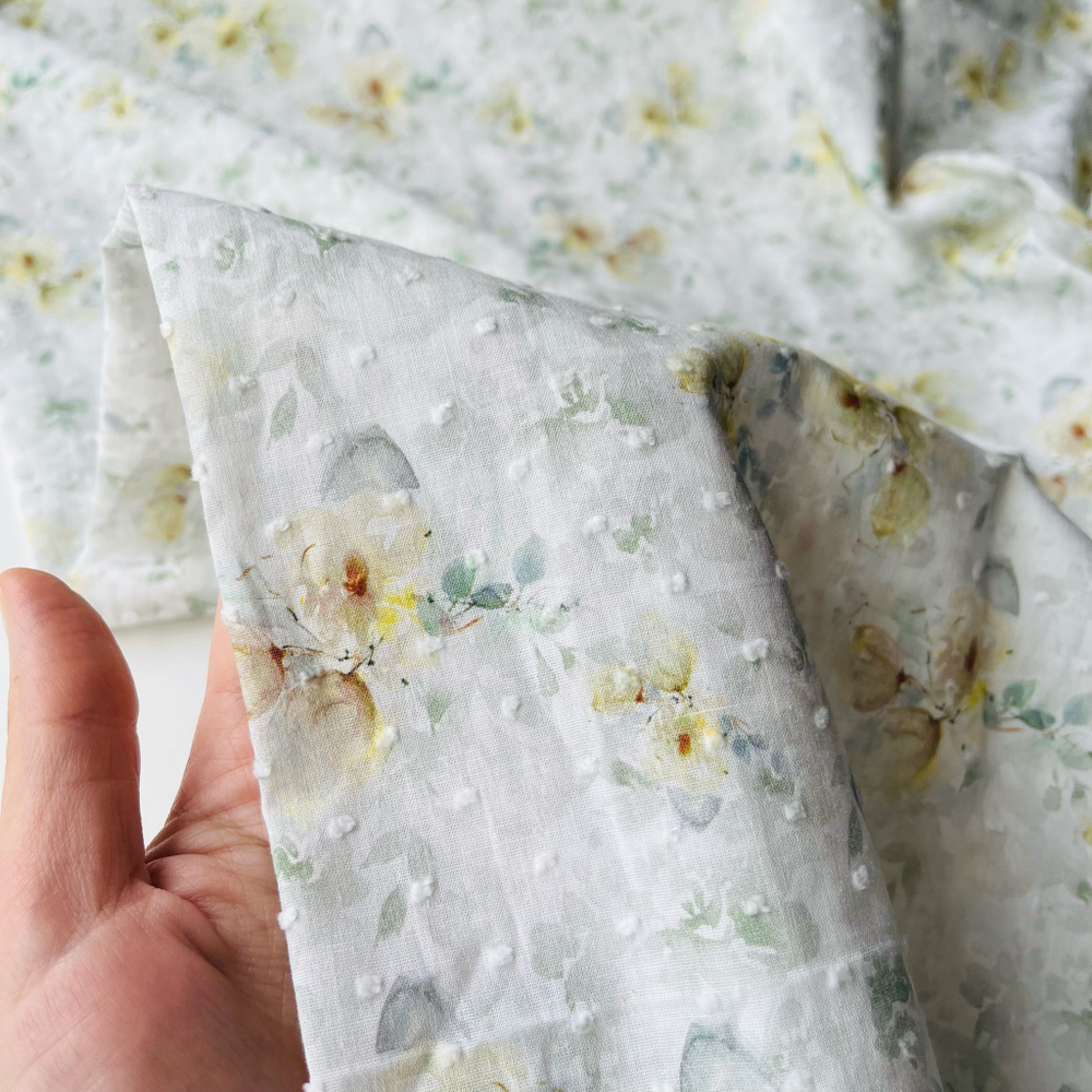 хлопок с мушкой Цветы