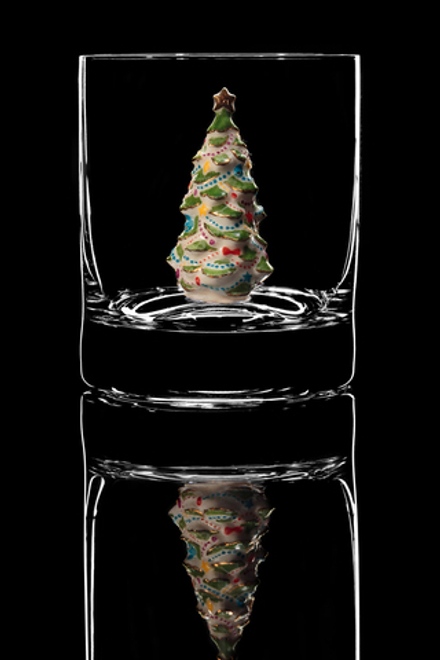 Бокал для виски "Елочка". (Вариант 2)