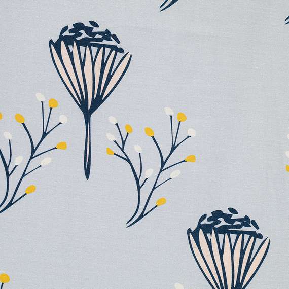 Набор наволочек &quot;Полевые цветы&quot; из премиального сатина из коллекции russian north, 70х70 см