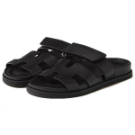 Hermes Chypre functional windbreaker wear fashion sandals women's black, H222100Z 02