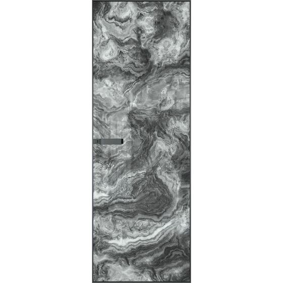 Скрытая алюминиевая дверь Invisible 1AGN стекло атриум серебро