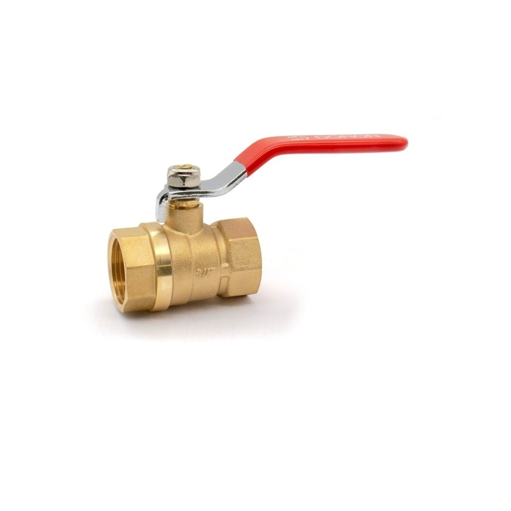 Кран шар 3/4" г/г ручка латунь 8402