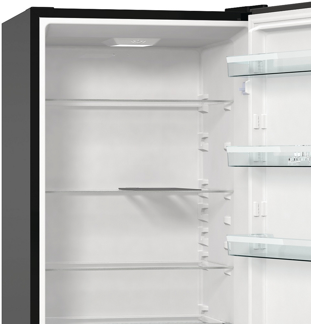 Отдельностоящий двухкамерный холодильник Gorenje RK6201SYBK