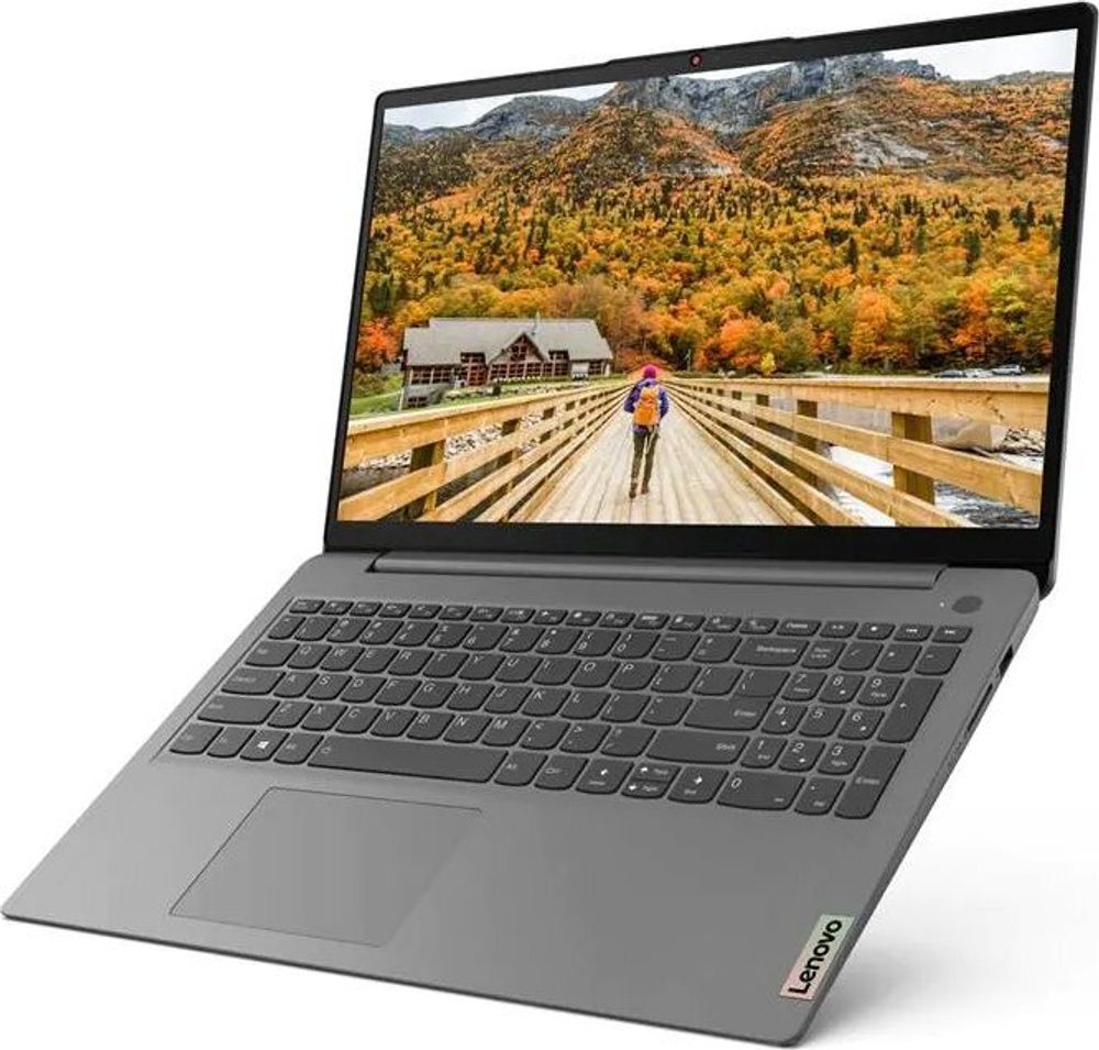 Ноутбук Lenovo IdeaPad 3 15ALC6 (QWERTY) 15.6&amp;quot; FHD, AMD R5-5500U, 16Gb, 512Gb SSD, no ODD, Win11, серый (82KU01LRMH)** (без гравировки)