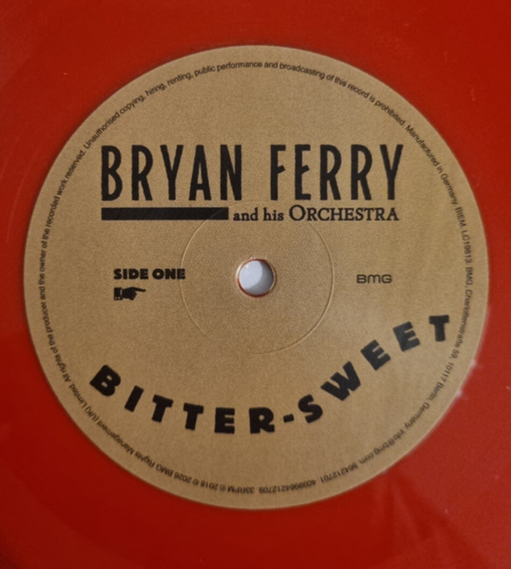 Bryan Ferry and His Orchestra / Bitter-Sweet (Limited Edition)(Coloured Vinyl)(LP)