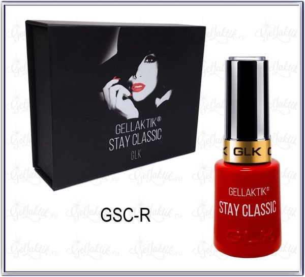 Gellaktik Гель-лак STAY CLASSIC (GSC-R) 12 мл