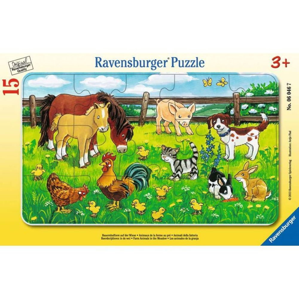 Ravensburger - Пазл Домашние животные Pets 15 шт. 060467