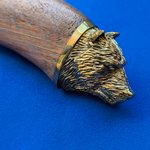 Надежный нож Сокол Дамаск, литьё Медведь (Ворсма)