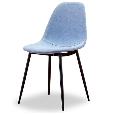 Стул DC350 голубой/черный