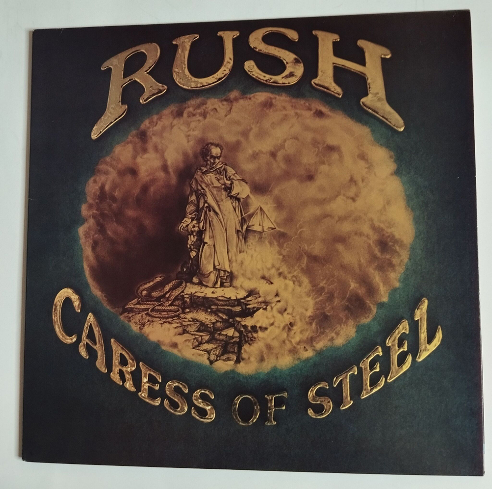 Винтажная виниловая пластинка LP Rush Caress Of Steel (USA 1983)