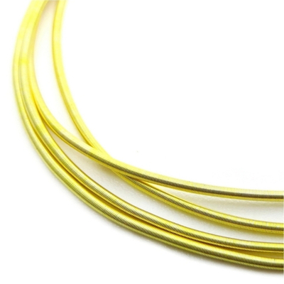 Канитель мягкая, гладкая, KAN/MK, 1,3 мм, матовая, светлое золото
