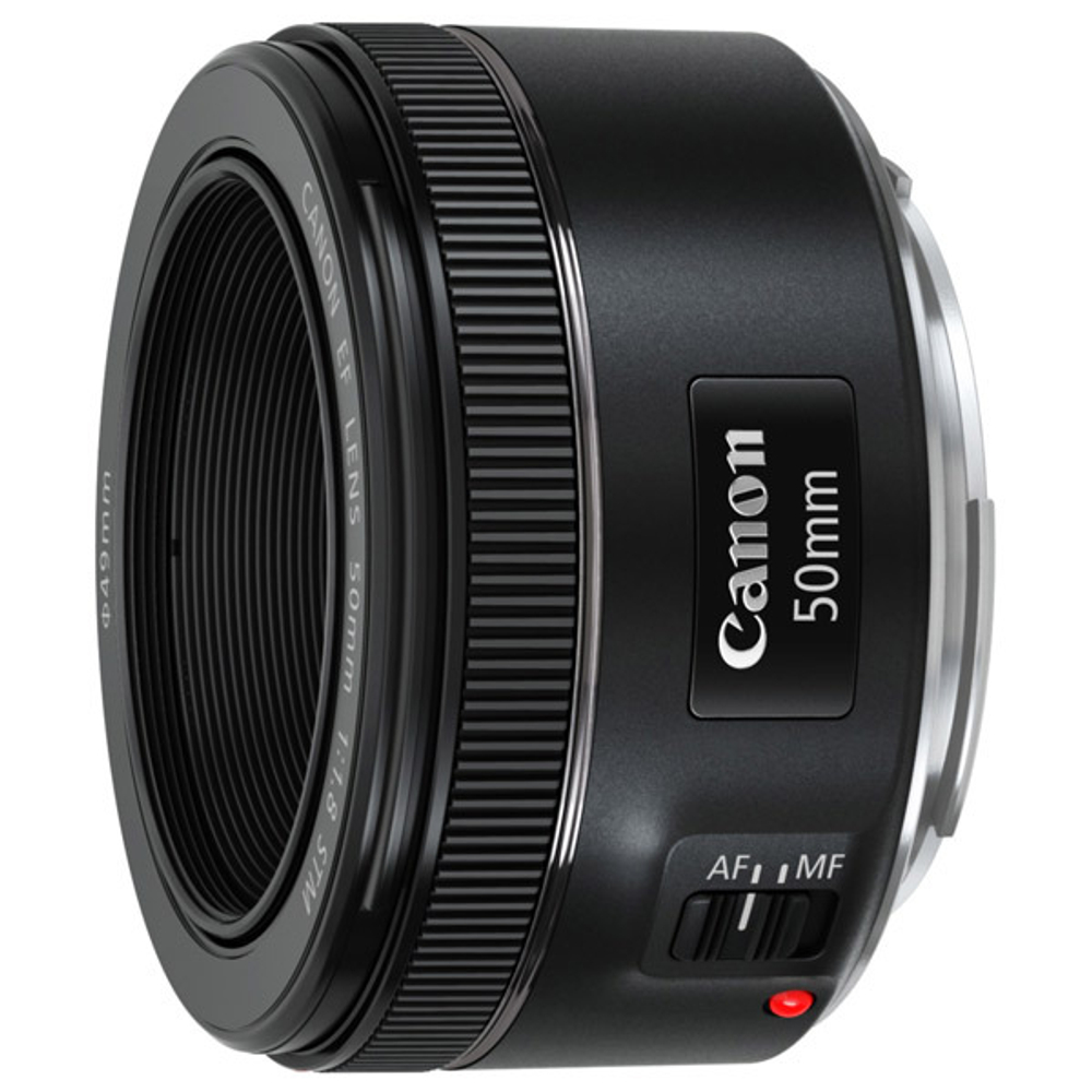 Объектив Canon EF 50mm f/1.8 STM, черный