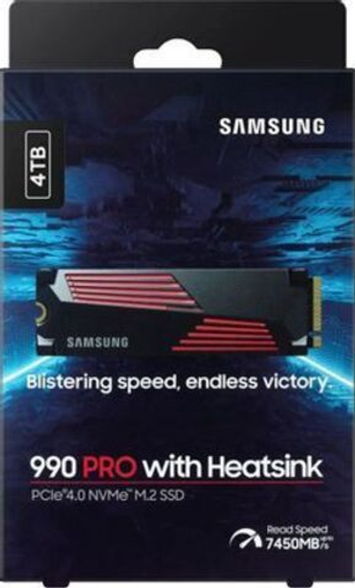 SSD-накопитель Samsung 990 PRO 4 ТБ (MZ-V9P4T0CW)