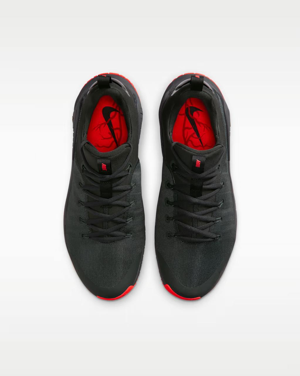 Кроссовки мужские Nike Free Metcon 6 (Черно-Красные)