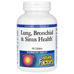 Natural Factors, здоровье легких, бронхов и носа, 90 таблеток