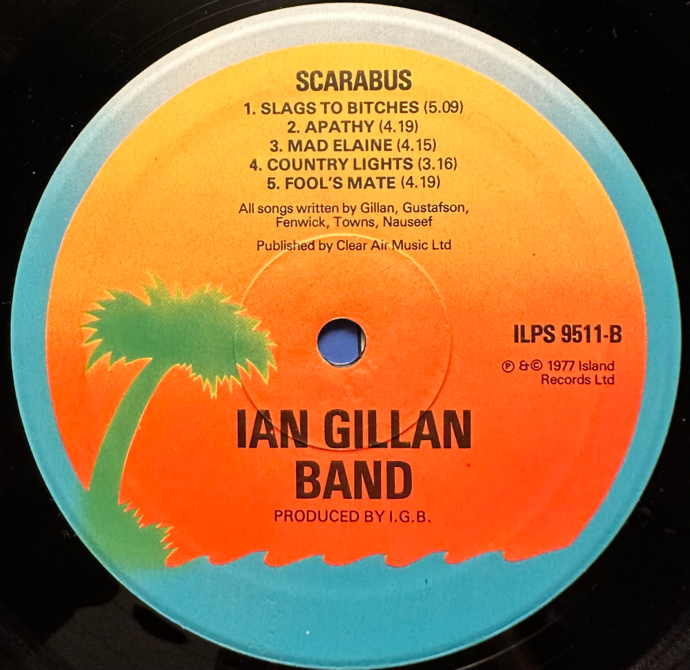 Ian Gillan Band - Scarabus (Англия 1977г.)