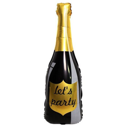 Фигура Falali Бутылка шампанского let`s party, чёрный #19649