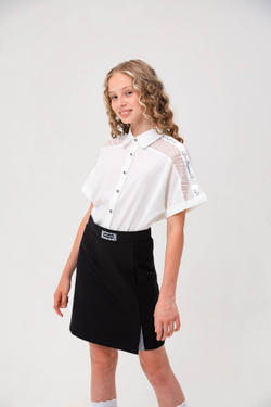 Блуза с коротким рукавом для девочки DELORAS C63140S
