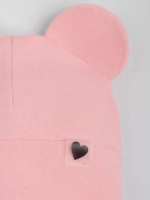 Шапка для девочки трикотажная и снуд