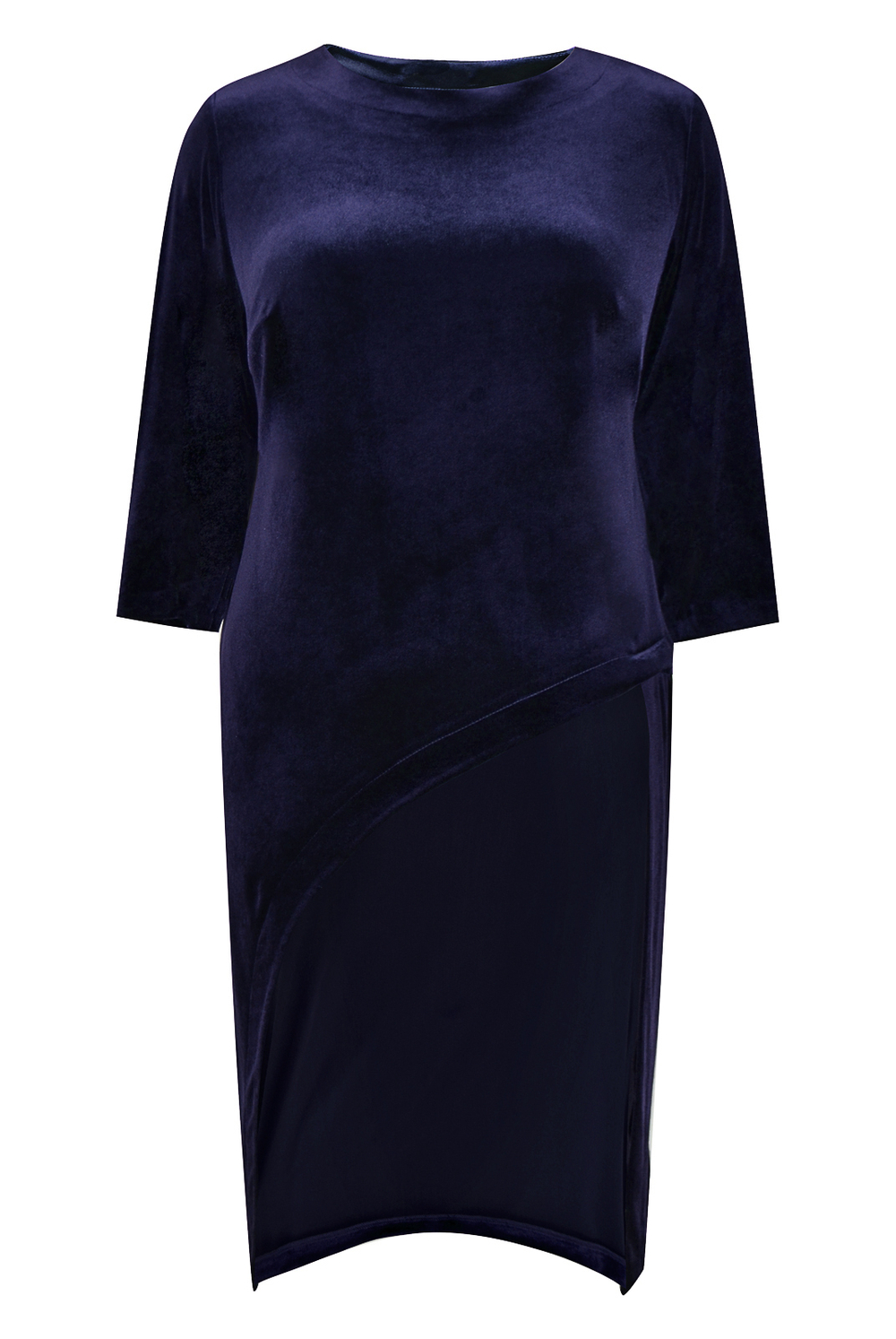 Трикотажная туника 1741А, темно-синий #272ТСа201741А