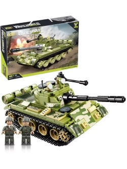 Конструктор Советский танк 378 деталей 6837