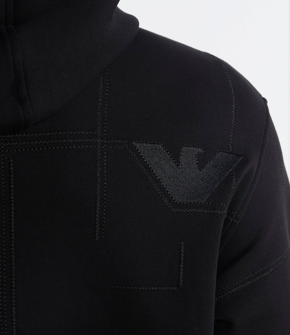 Худи Emporio Armani - черный(3D1MDR 1JHSZ)