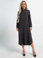 Платье-рубашка Долли (черное) П15482-10М LT Collection