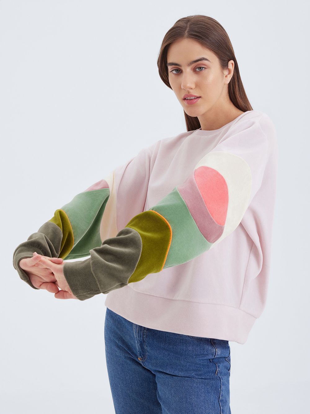 Толстовка "Бабочка" нежная роза