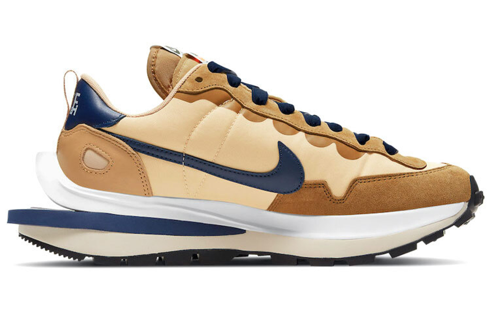 Кроссовки Sacai X Nike Vaporwaffle Sesame And Blue Void
