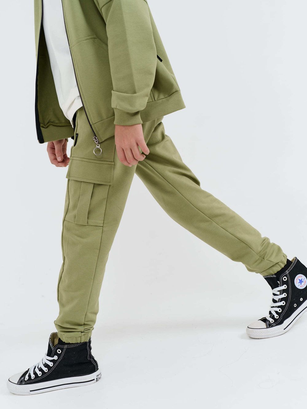 Костюм облегченный с олимпийкой "Олива" 7+