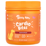 Zesty Paws, Cardio Bites ™, для собак, для всех возрастов, лосось, 90 жевательных таблеток, 315 г (11,1 унции)