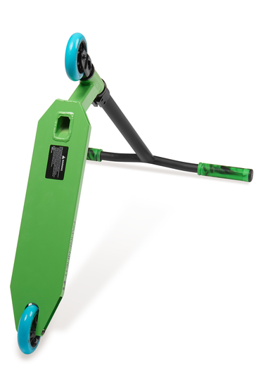 Самокат трюковый Fahrenheit F1 зеленый/голубой