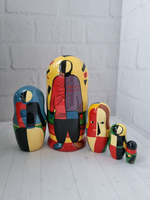 Матрёшка 5м 15см Малевич-Кандинский