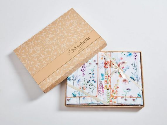 Постельное белье Египетский хлопок  Asabella 2057 Premium