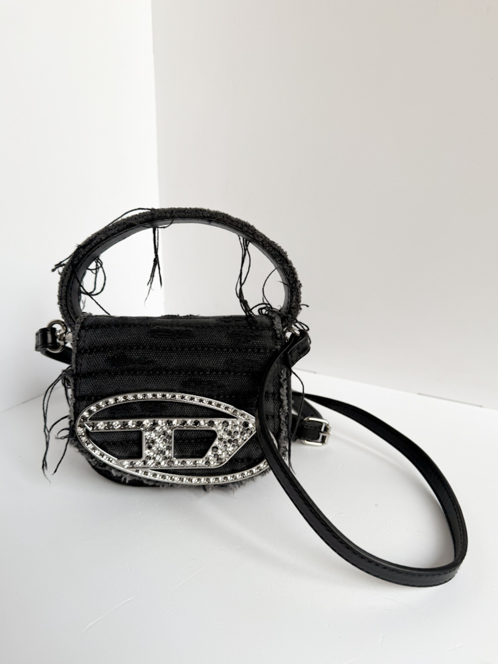 Сумка из денима с бахромой Diesel