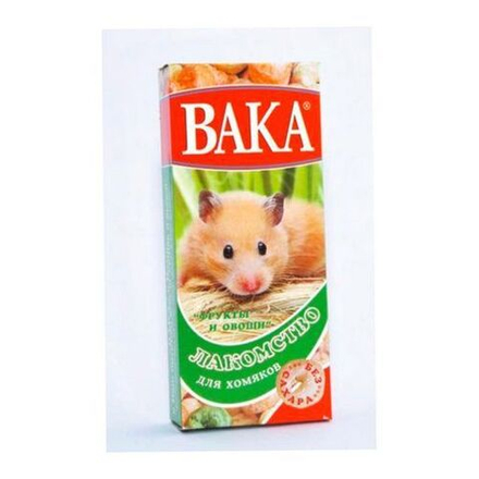 ВАКА лакомство для хомяков "Ассорти овощи и фрукты" 150 гр