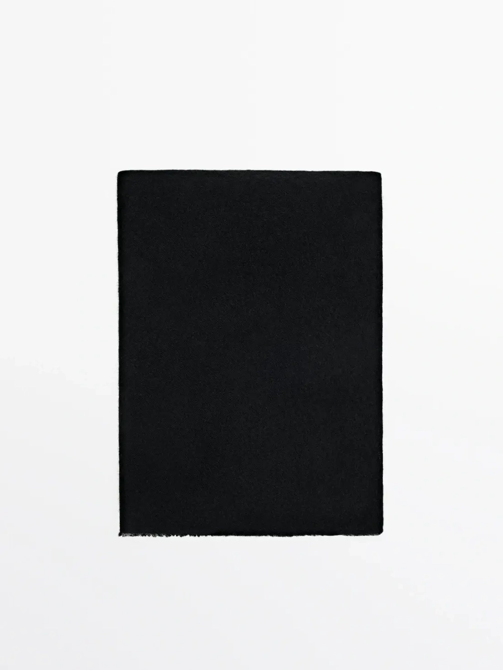 Massimo Dutti Шарф из 100% кашемира, черный