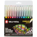 Набор гелевых ручек Sakura "Gelly Roll Stardust" 12шт., ассорти, 1,0мм, европодвес