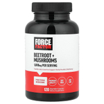 Force Factor, Свекла и грибы, 120 растительных капсул