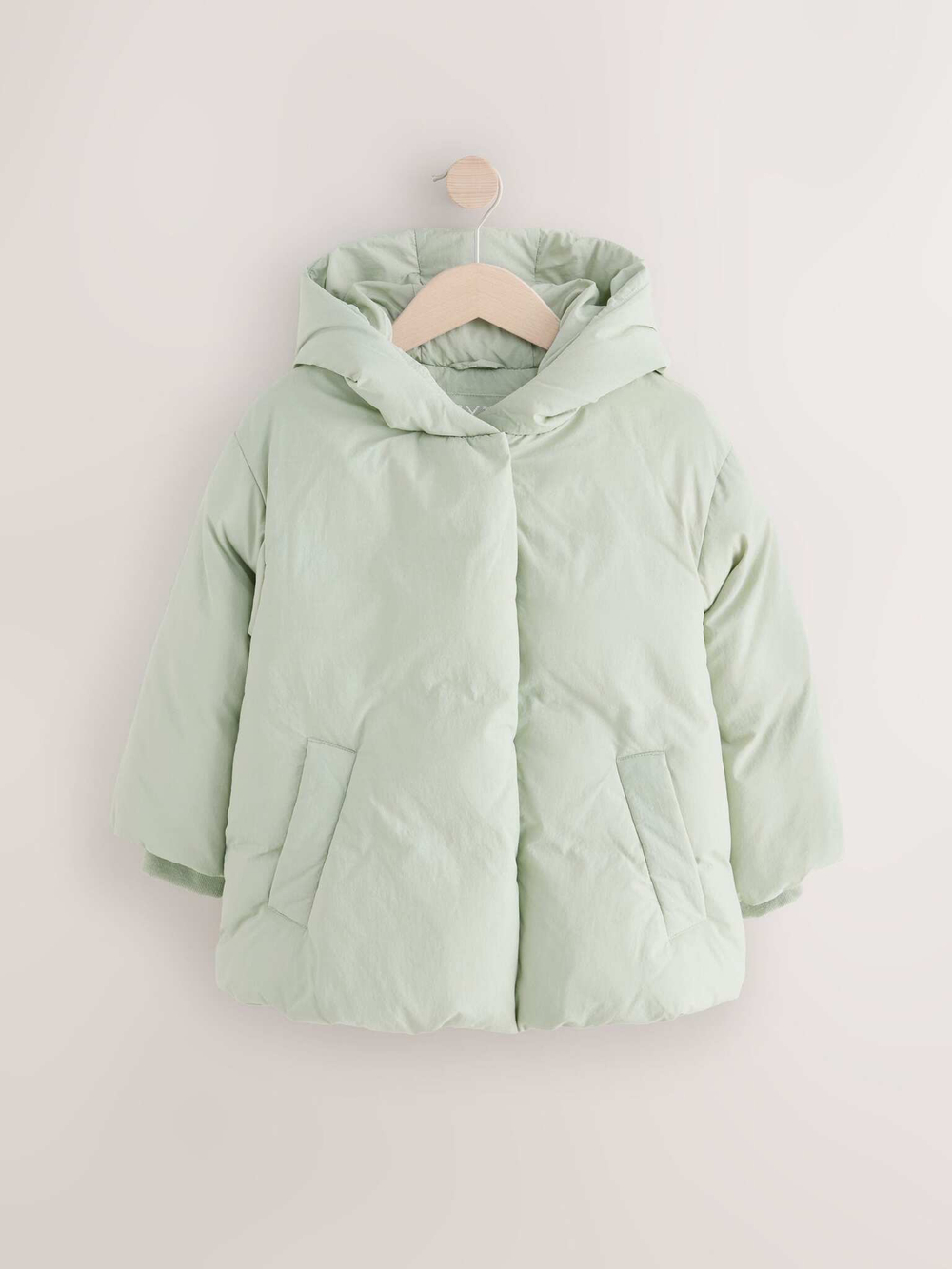 Куртка утепленная с капюшоном для девочки Next E25-189, Мятный