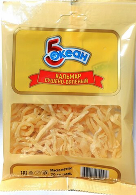 Кальмар "Пятый океан" 70г