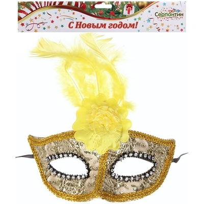 Маска карнавальная "Незнакомка", микс