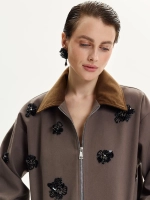 Парка FLOWER DEW, серый